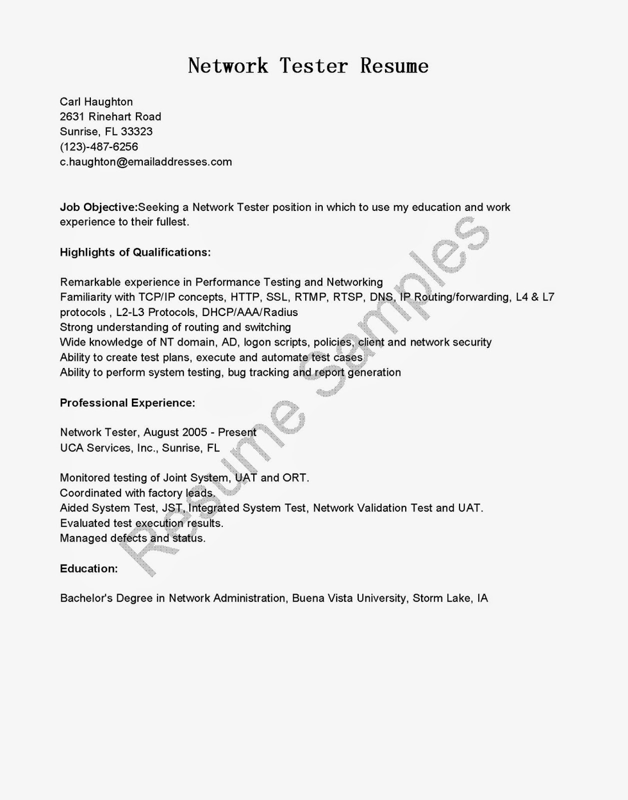 Cisco voip technician resume